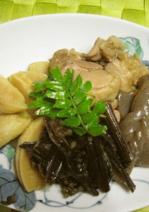 たけのことわらびの炊いたん-レシピのメイン写真