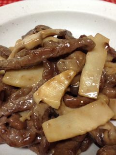 牛肉とタケノコのオイスター炒め-レシピのメイン写真