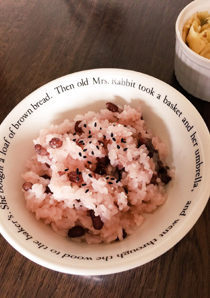 炊飯器で炊く 甘納豆のお赤飯-レシピのメイン写真