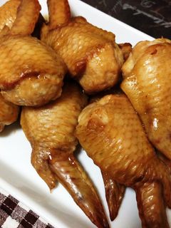 肉にくし〜いっ♡手羽先餃子の唐揚げ♡-レシピのメイン写真