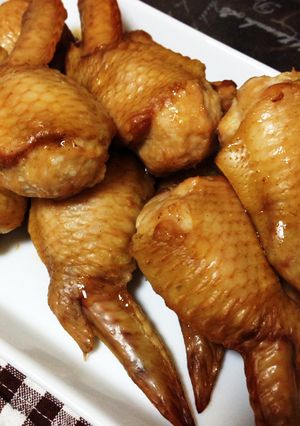 肉にくし〜いっ♡手羽先餃子の唐揚げ♡-レシピのメイン写真