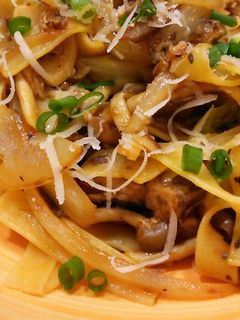 簡単!サバ水煮缶で作るトマトパスタ♪-レシピのメイン写真