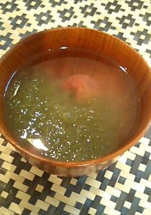 おばあちゃんの即席お吸い物-レシピのメイン写真