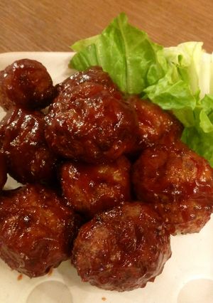 簡単☆鰯のつみれ揚げ団子(ミートボール味-レシピのメイン写真