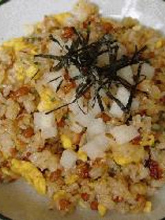 納豆チャーハン-レシピのメイン写真