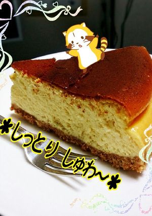 ずっしり重い♡スフレチーズケーキいかが?-レシピのメイン写真