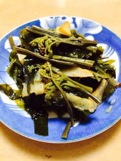 わかめとワラビのあっさり煮-レシピのメイン写真