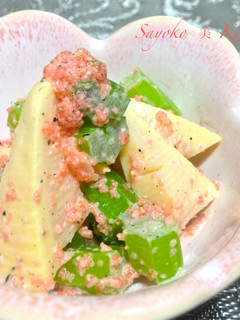 筍とセロリのたらこマヨ和え-レシピのメイン写真