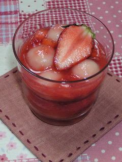 。*。・いちごとうふ白玉。*。・-レシピのメイン写真
