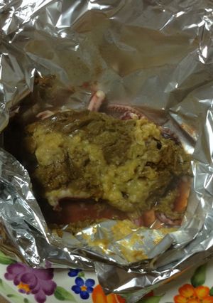 イカのワタ ホイル焼き-レシピのメイン写真