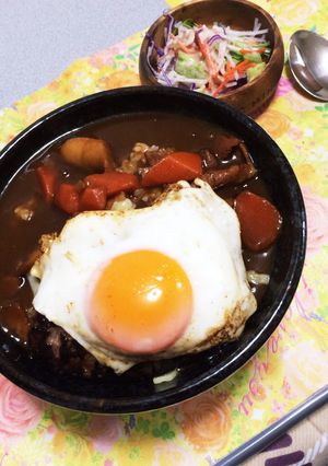 ポトフからのハヤシライスでロコモコ風♡-レシピのメイン写真