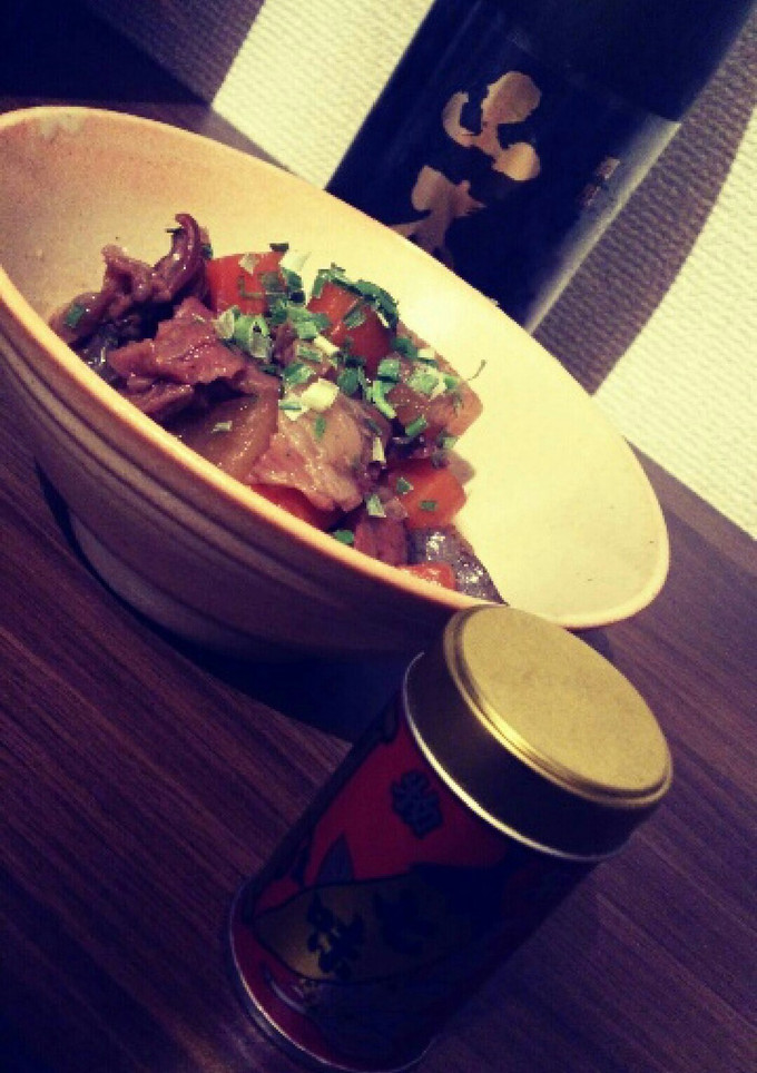 簡単!!牛筋の煮込み!-レシピのメイン写真