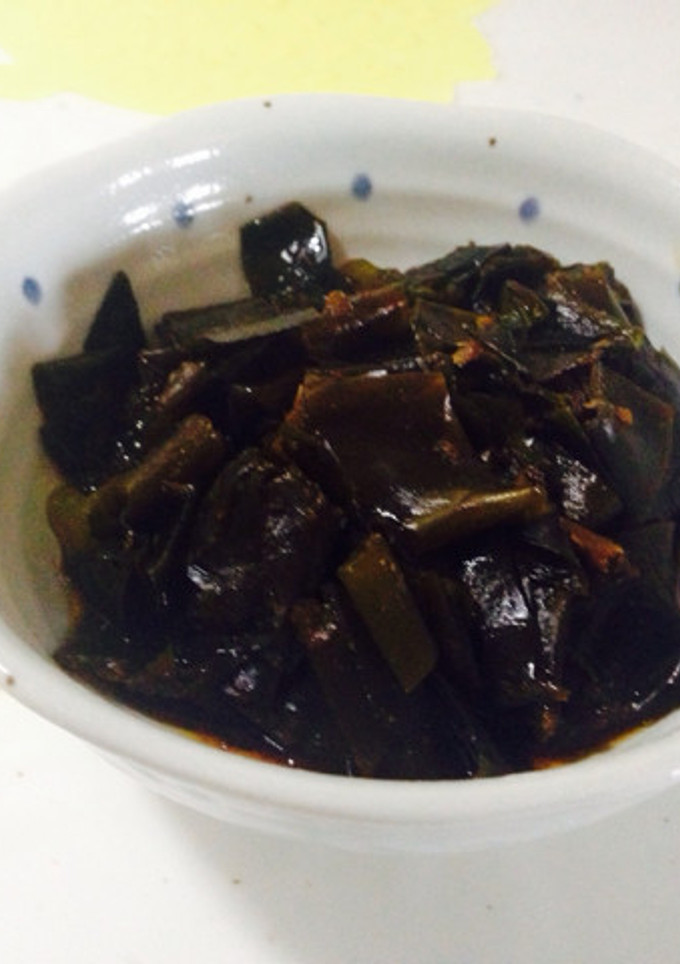 出汁をとった後の昆布でさっぱり佃煮 ♪-レシピのメイン写真