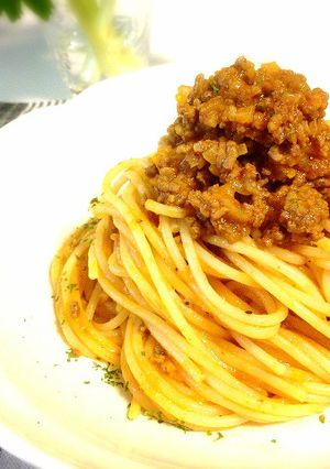 本格！時短！ミートソース スパゲッティ-レシピのメイン写真