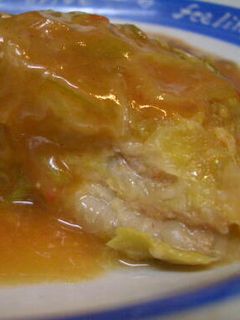 ピリカラあんかけ★豚バラと白菜の重ね煮-レシピのメイン写真
