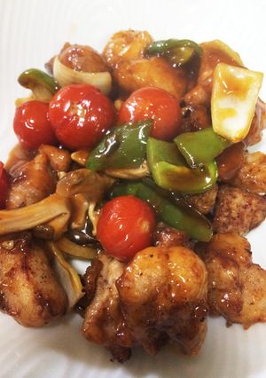 鶏肉DE☆カリッと酢豚☆トロッとトマト☆-レシピのメイン写真