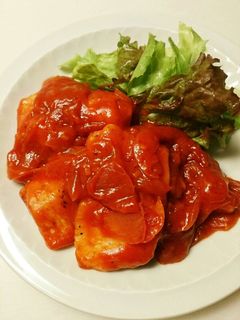 鳥むね肉のピリケチャ炒め-レシピのメイン写真