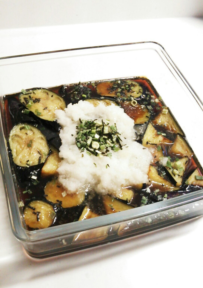 揚げナスのめんつゆ浸し　-レシピのメイン写真