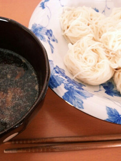簡単☆なめこと豚のつけ麺♪-レシピのメイン写真