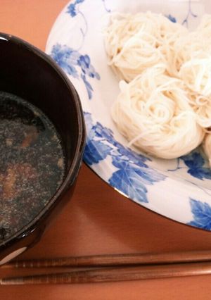 簡単☆なめこと豚のつけ麺♪-レシピのメイン写真