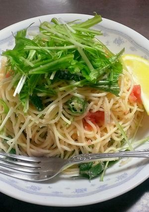 冷製明太子とオクラのパスタ-レシピのメイン写真
