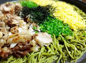 激ウマ！下関名物 瓦そば（焼き茶そば）-レシピのメイン写真