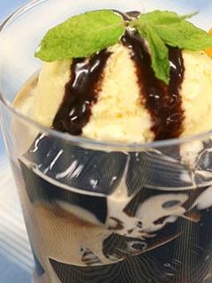 コーヒーゼリーフロート-レシピのメイン写真