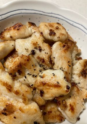 だけ料理 ささみのマスタード炒め-レシピのメイン写真