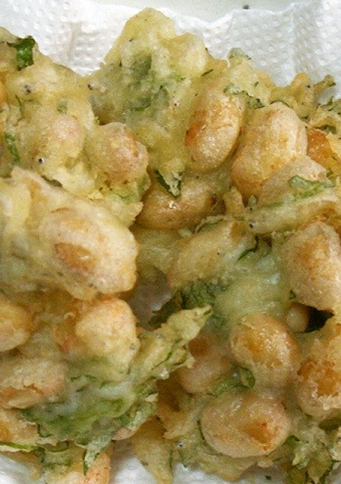 大豆としらす青じそのかき揚げ-レシピのメイン写真