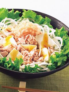 素材そのままシーチキンで和風サラダ-レシピのメイン写真