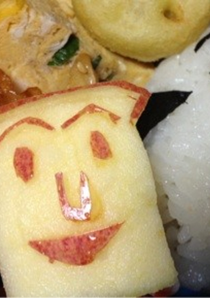 りんごの飾り切り☆しょくぱんまん-レシピのメイン写真