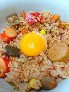 簡単!トマトジュースで炊き込みピラフ-レシピのメイン写真