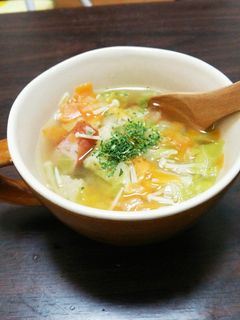 鶏ガラで。具だくさん野菜スープ-レシピのメイン写真