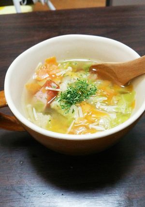 鶏ガラで。具だくさん野菜スープ-レシピのメイン写真