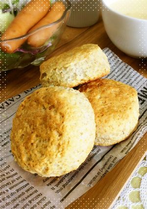 30分で朝食☆蓮根入りチーズスコーン-レシピのメイン写真
