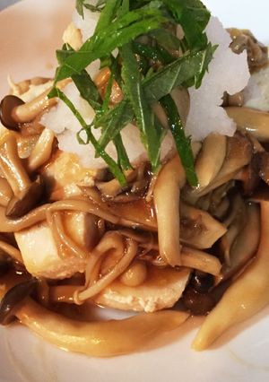 簡単♪メカジキのきのこポン酢ソース-レシピのメイン写真