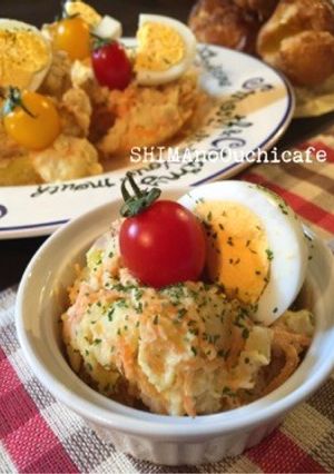 卵別のせ♪でデパ地下風　ポテサラ-レシピのメイン写真