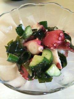 簡単!ポン酢でタコの酢の物-レシピのメイン写真