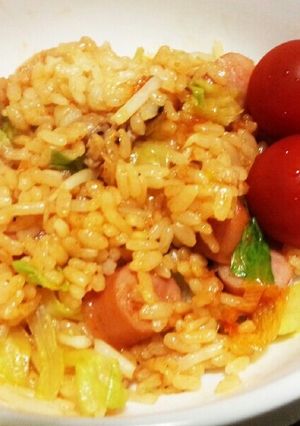 サクサク野菜のピリ辛チャーハン-レシピのメイン写真