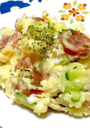 冷蔵庫の余り物を消費☆ ポテトサラダ ☆-レシピのメイン写真