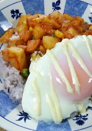 魚肉ソーセージのケチャップライス♪-レシピのメイン写真