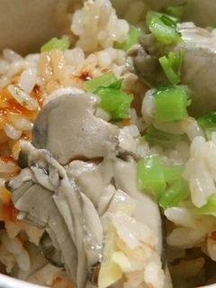 牡蠣ご飯(味噌)-レシピのメイン写真