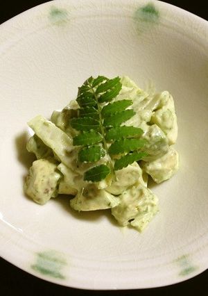 新たけのことアボカドの木の芽味噌マヨ和え-レシピのメイン写真