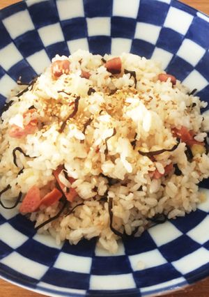 簡単！塩昆布炒飯-レシピのメイン写真