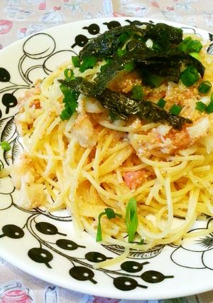 簡単！ほたて貝柱と明太子のパスタ☆-レシピのメイン写真