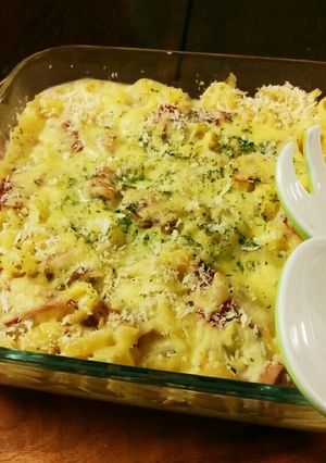 家にあるものだけでマカロニグラタン-レシピのメイン写真