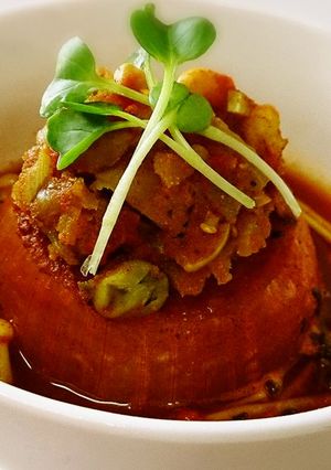 無塩料理☆丸ごと玉ねぎのカレー煮込み-レシピのメイン写真