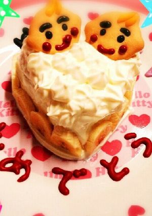 ♡１歳のお誕生日ケーキ♪マンナでデコ♡-レシピのメイン写真