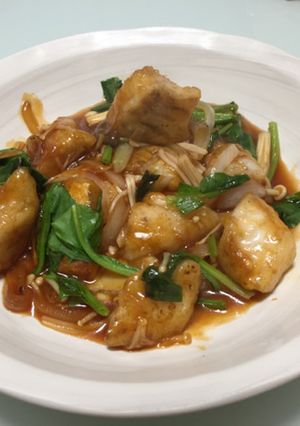 白身魚の甘酢炒め-レシピのメイン写真