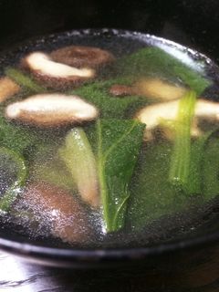 簡単◆しいたけとほうれん草の中華スープ-レシピのメイン写真